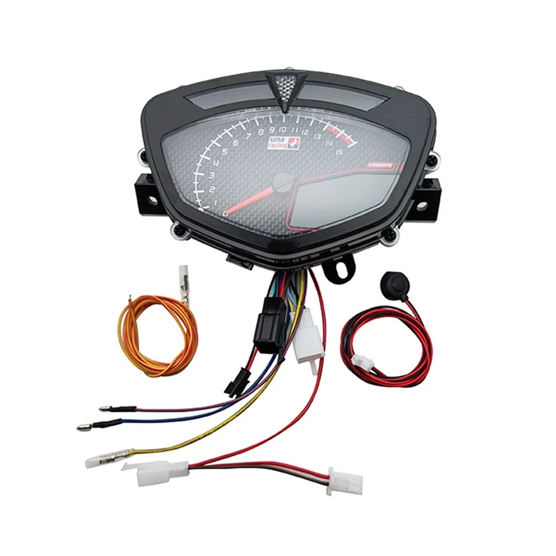 Digital Meter For Yamaha Lc135 V1 Jupiter MX Copy Uma Motorcycle Speedometer LCD RPM Tachometer Meter image 5