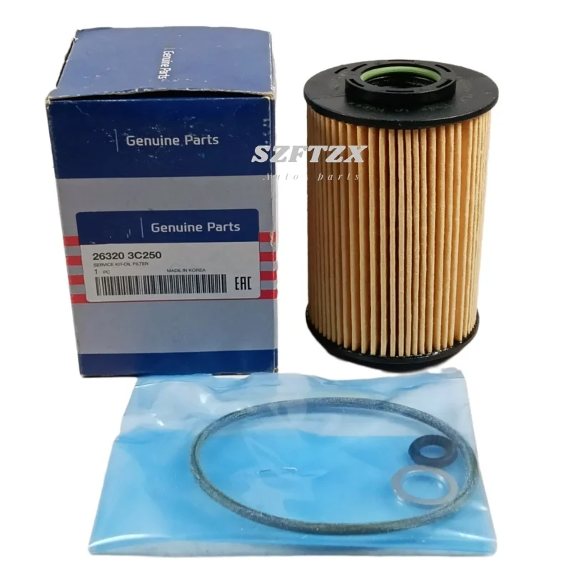 Genuine New 263203C250 26320-3C250 Oil Filter For Hyundai KIA V6 V8 Series Model 2007-2012