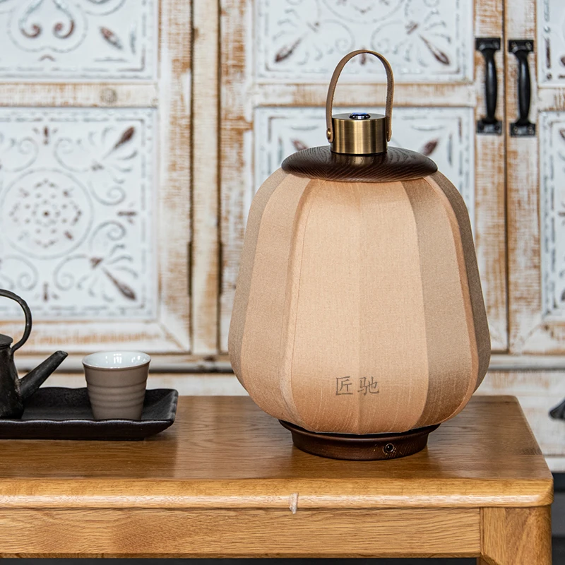 New Chinese Retro Bedroom Bedside Night Light Atmosphere