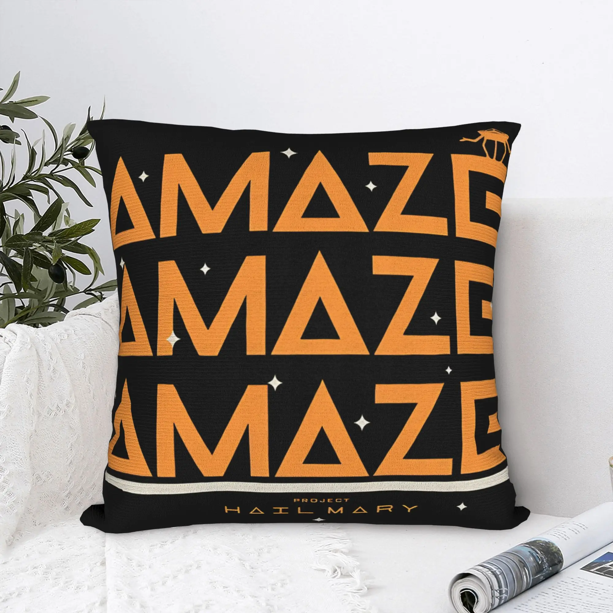 Project Hail Mary Rocky Amaze Amaze Amaze Pillow Case  Comfy Pillow Cover Morden Pillowcases For Wedding Party Home Decor