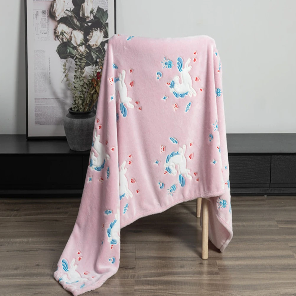 

Cartoon Blanket 075x10M Soft Flannel Baby Receiving Toddler Travel Nap Blanket Gift Neutral Design Cartoon Pattern