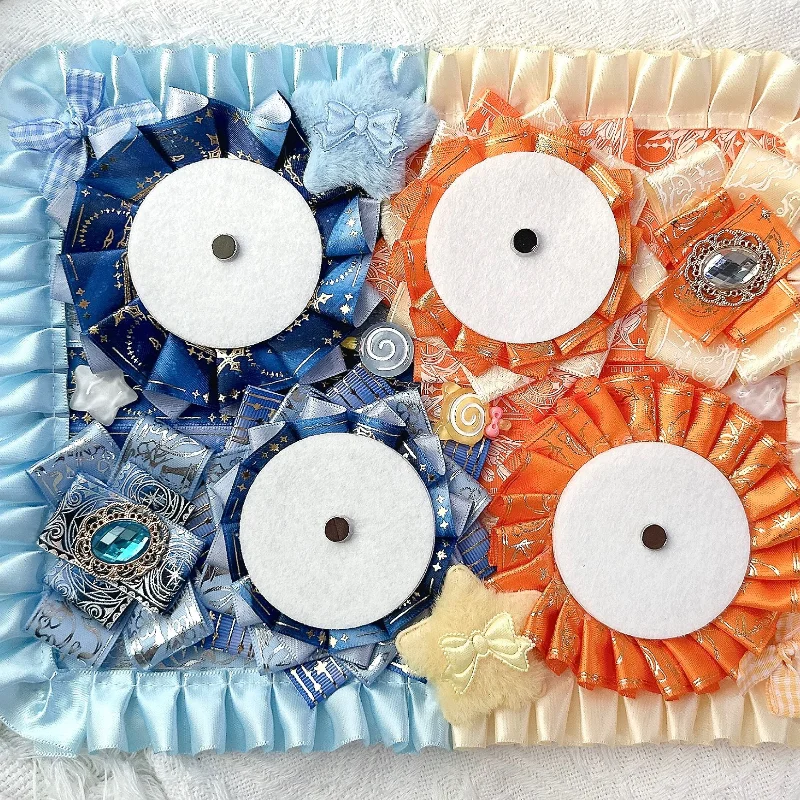 Handmade Color Matching Pain Board Finished Product Gorgeous Heavy Industry Pain Board Ribbon Pain Lta Bag Decoration