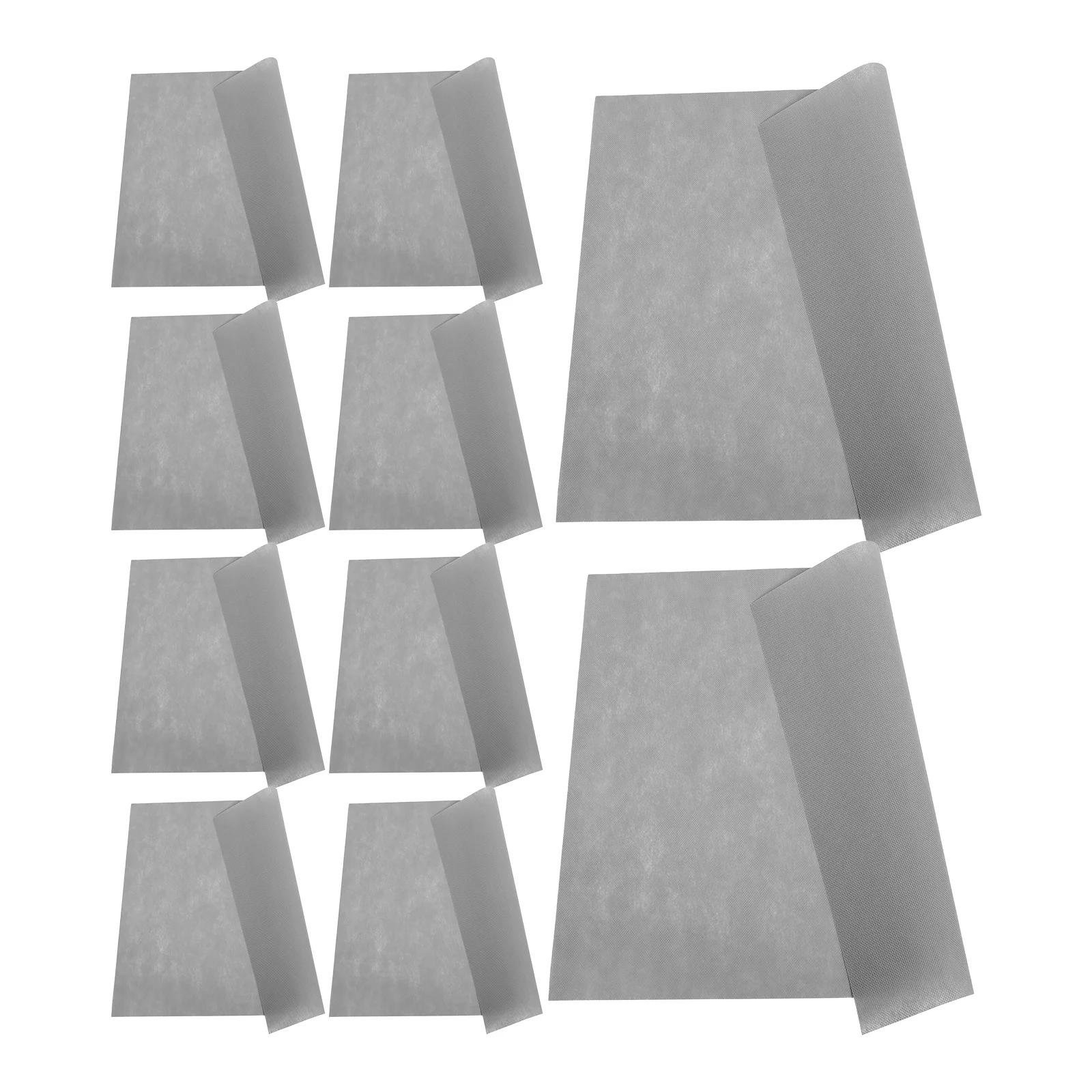 

50pcs Non-woven Car Floor Mats Dark Grey Universal Fit Anti-slip Easy Clean Lightweight Interior Protection All Weather Vehicle
