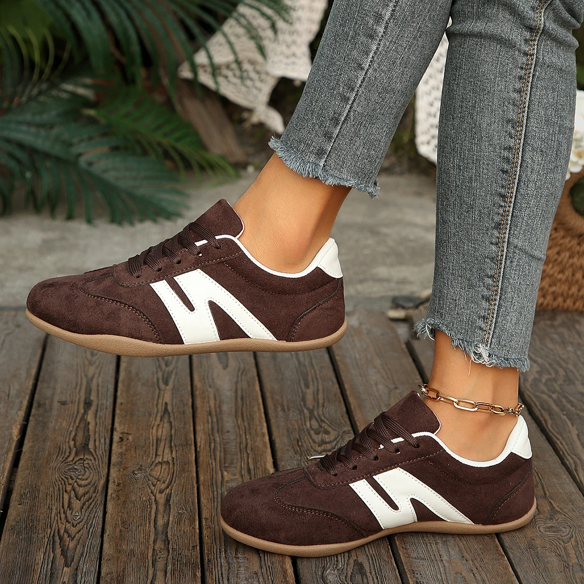 Women's Spring New Classic Solid Color Flat Shoes 2026 Everyday Office Shopping Slip-on Comfortable Vulcanized Shoes Sizes 36-43