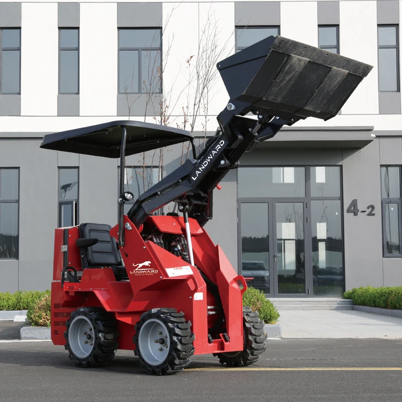 Customized Crawler and wheel skid steer loader S380L 500kg Mini skid steer loader for sale Chinese manufacturer