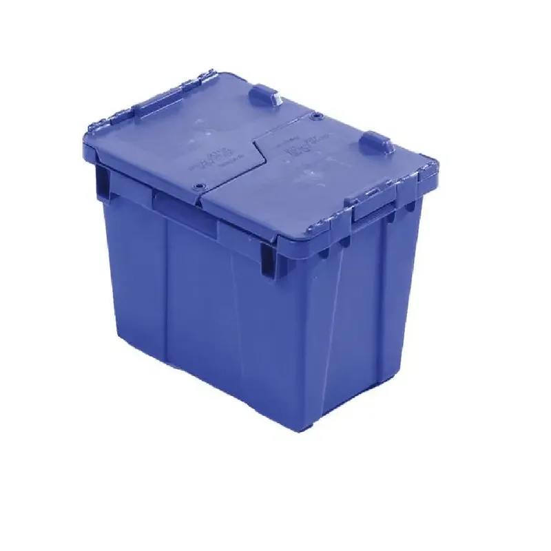

Translucent Attached Lid Container, Plastic, 17.2 gal Volume Capacity