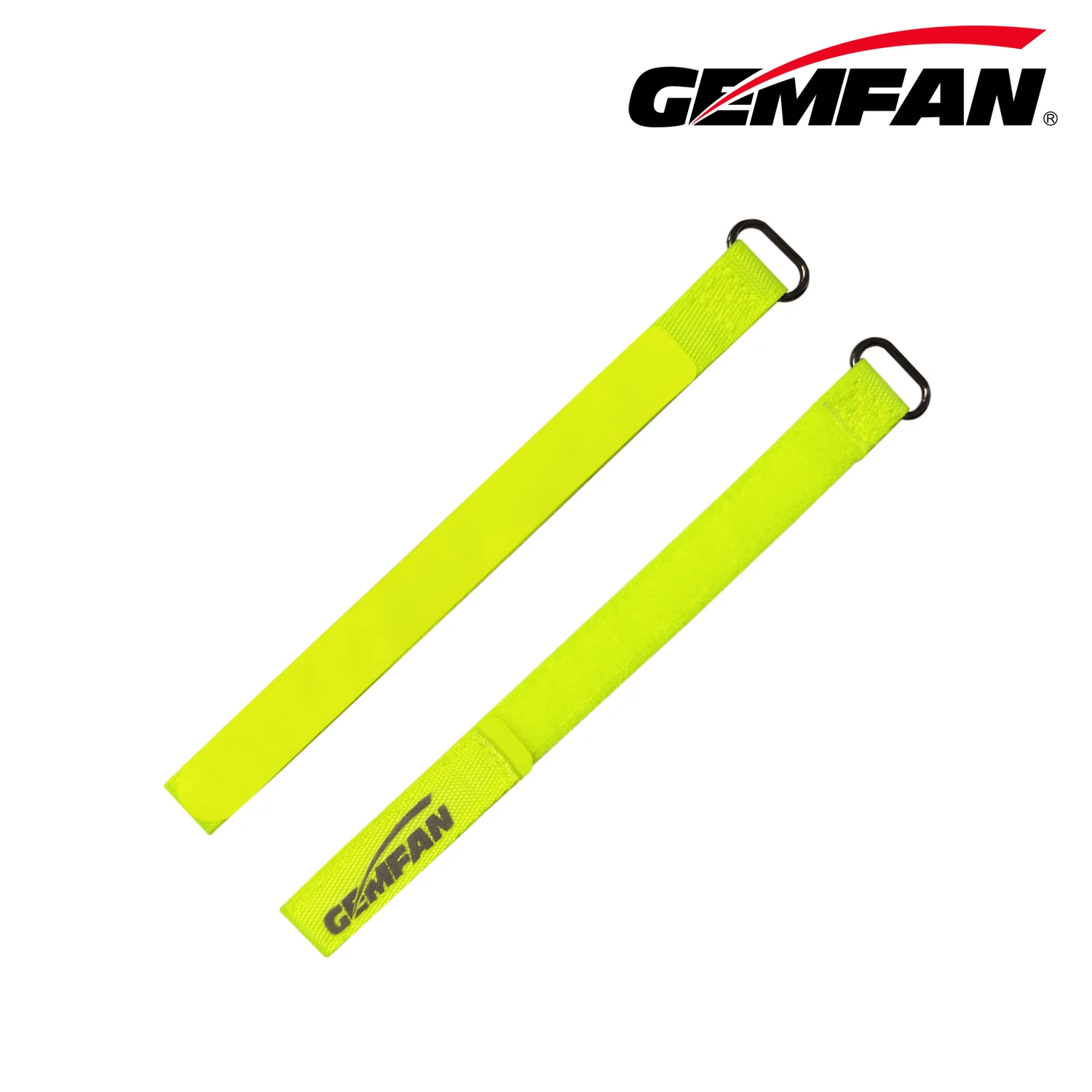 5PCS Gemfan High-Strength Anti Skid Woven LIPO Battery Strap 16X250mm FluoYellow / 20X250mm Red for FPV Freestyle Drone