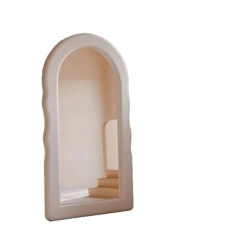 

mirror, wall-mounted full-length mirror in household cloakroom, clothing store, wall-to-wall fitting mirror