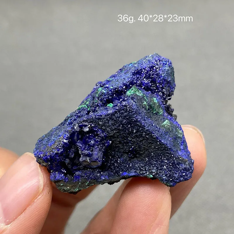 100% Natural Laotian Large Crystal Blue Azurite Ore Crystal Mineral Specimen Healing Crystal Gem Home Decor Collectibles