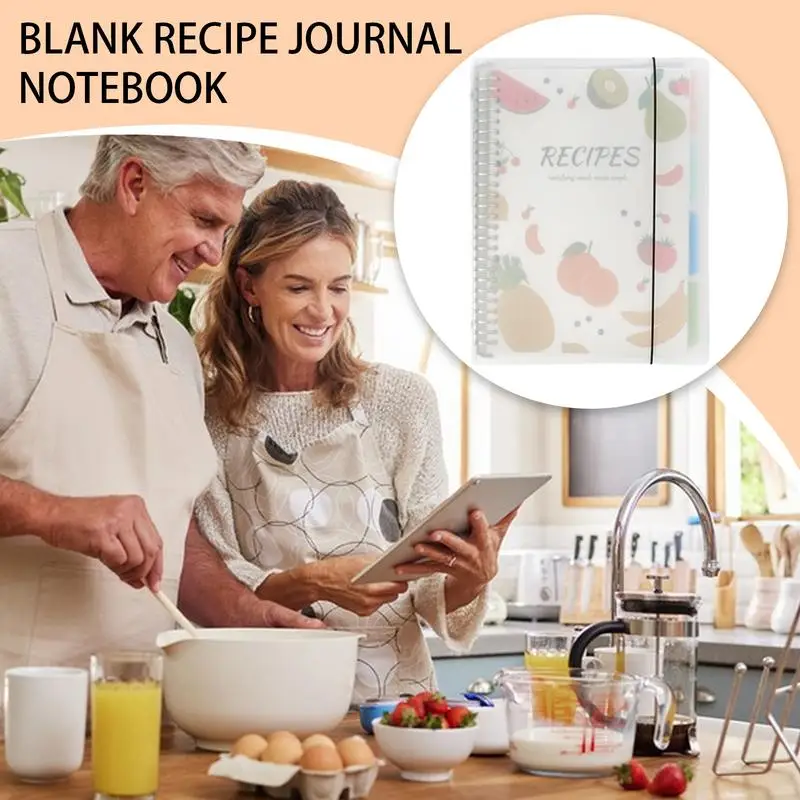 Blank Recipe Journal Notebook Hardcover A4 Recipe Book To Write In Your Own Recipes Personal Blank Recipe Book Cooking Journal