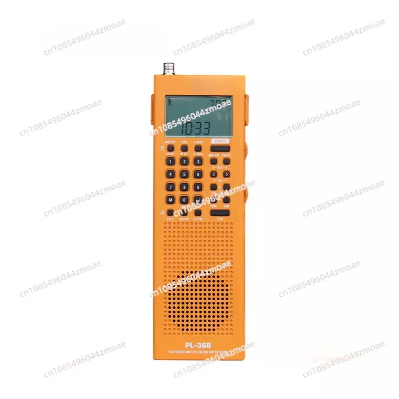 NEW PL-368 Full Band Radio Stereo Radio SSB DSP Radio Digital Demodulation USB Charge Black/Orange