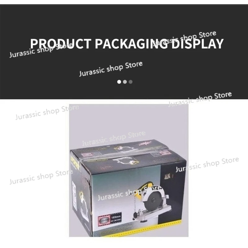 

45° Metal Profile Cutting Machine 7 Inch Desktop Aluminum Material Steel Wood Power Tool Small Bench Saw Cutting Saw 1200W 185mm