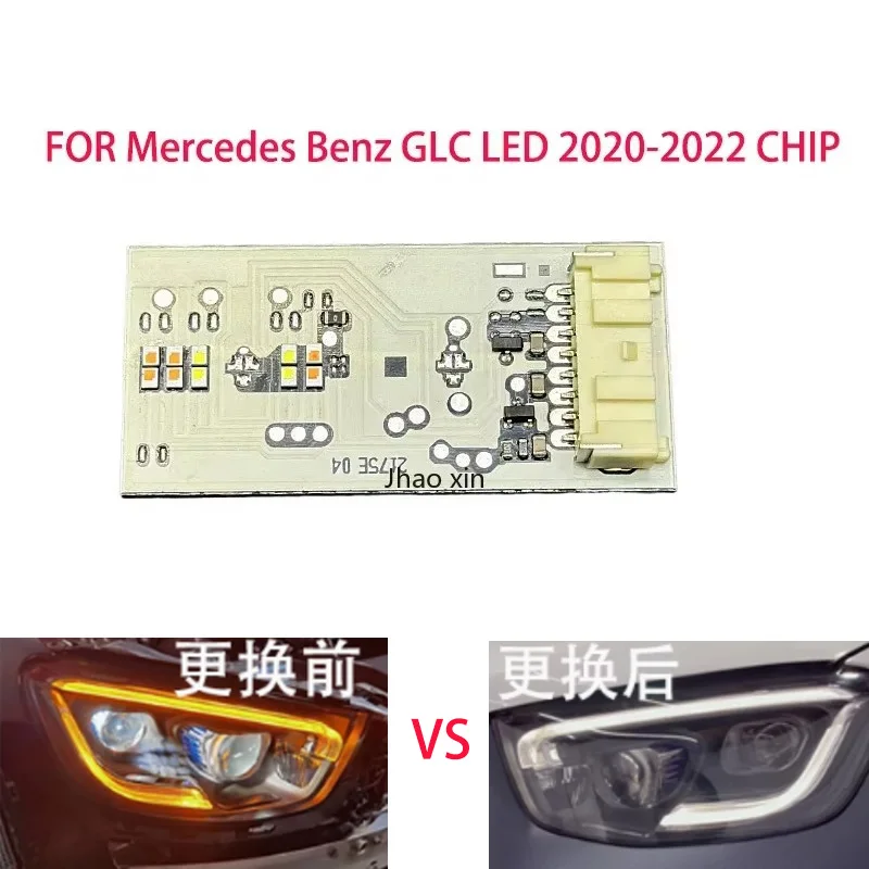 White Light For Mercedes-benz GLC LED 2020-2022 Car Headlights DRL Chip Ballast Circuit Board Light Source Board fittings