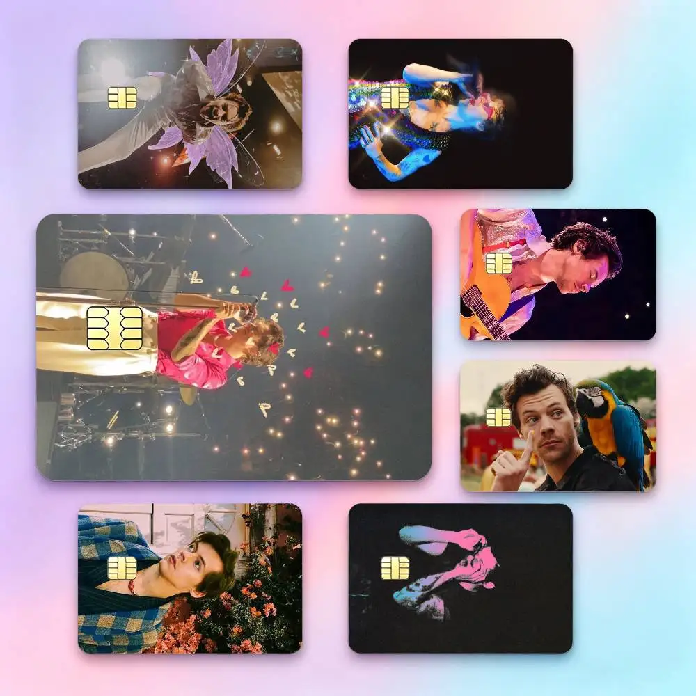 British pop Singer-Songwriter H-Harry S-Styles  Credit Card HD Stickers Game Card Decal Small Chip Waterproof Sticker Gift