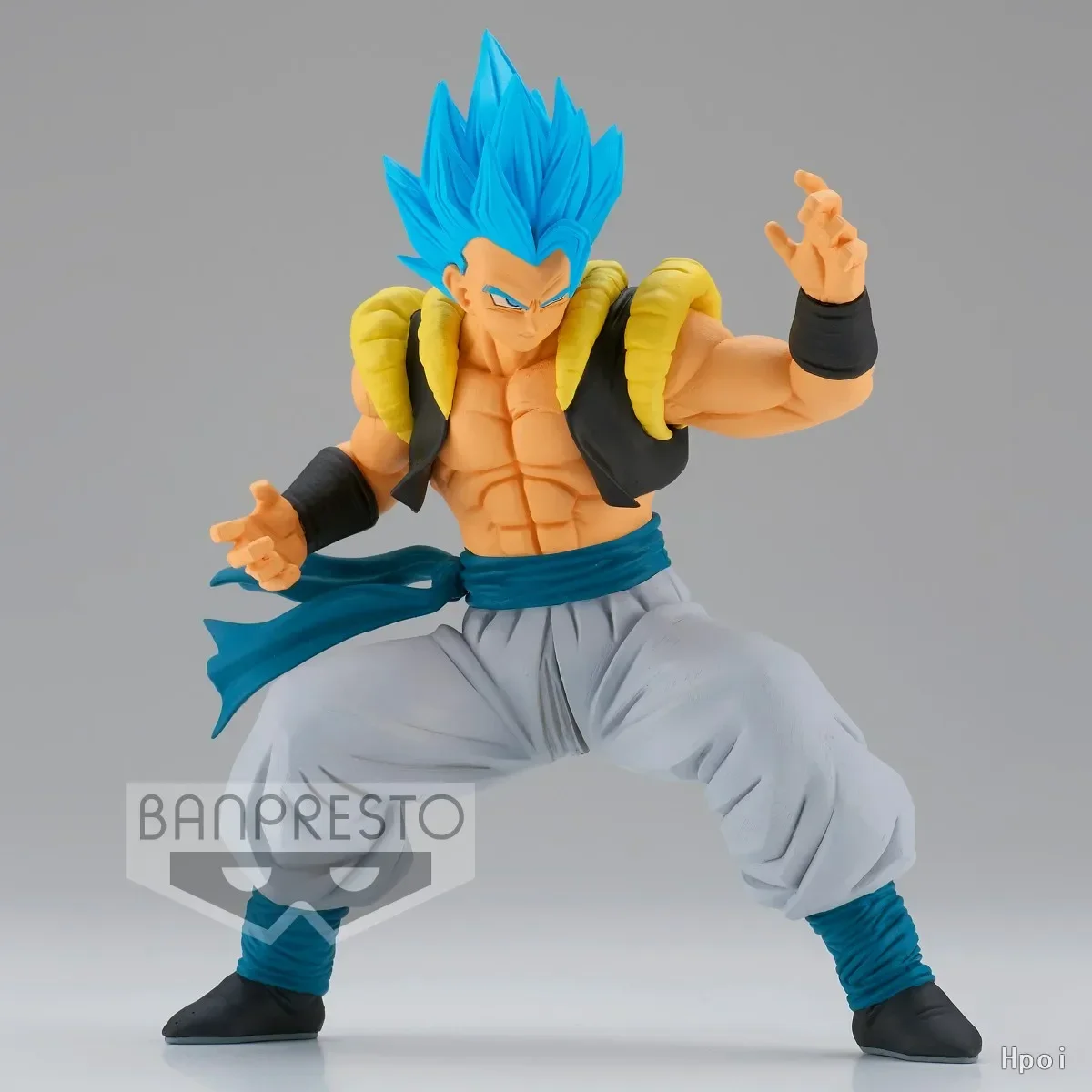 Em estoque original bandai banpresto borda sólida funciona a partida 7 dragon ball gogeta anime figura modelo brinquedos presentes colecionáveis