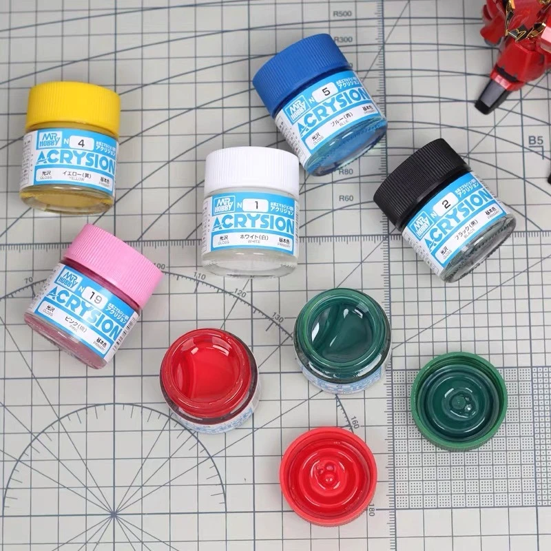 Mr.HOBBY N Series 10ml New Water-Based Model Paint for Brush Airbrush Painting Hobby DIY Clay Figure Military Model Coloring