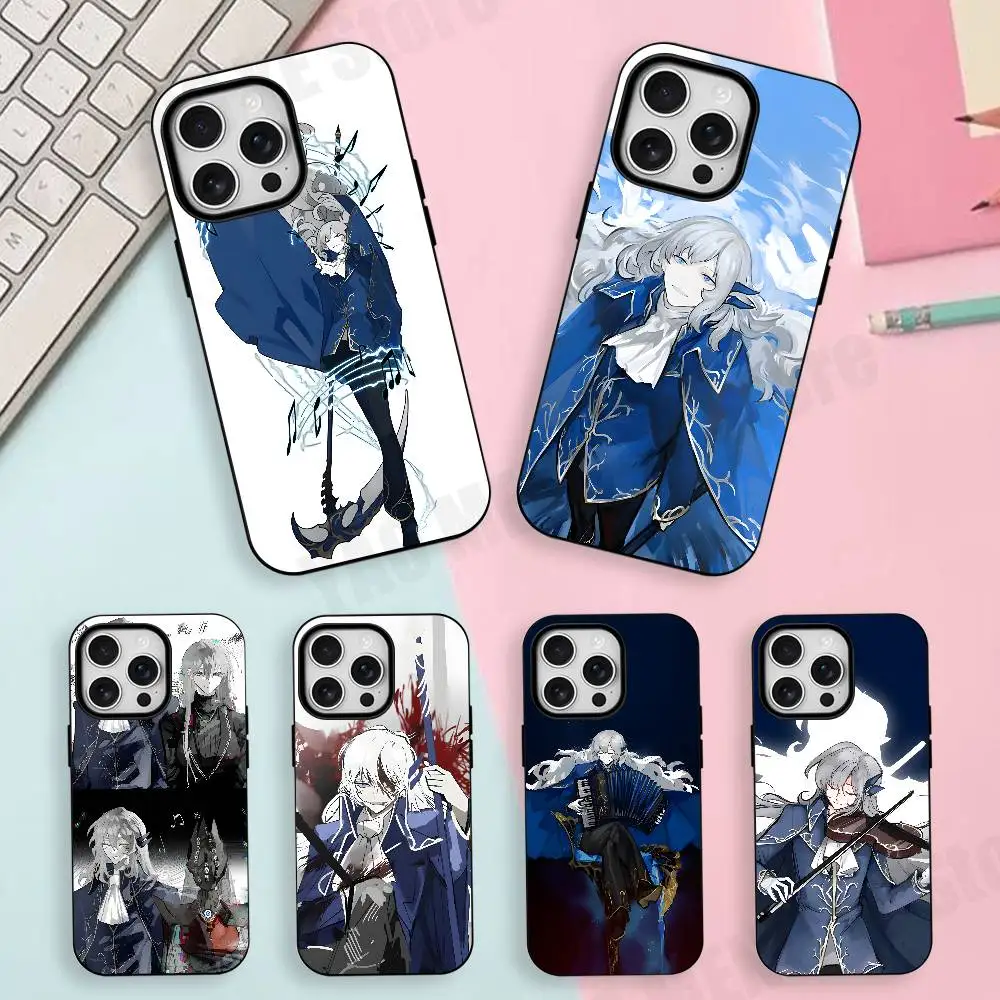 

A-Argalia B-Blue Anime Frosted Soft For Phone Case For Iphone 11,12,13,14,15,16,17 Pro Max XS Wireless Charge Magnetic Cover