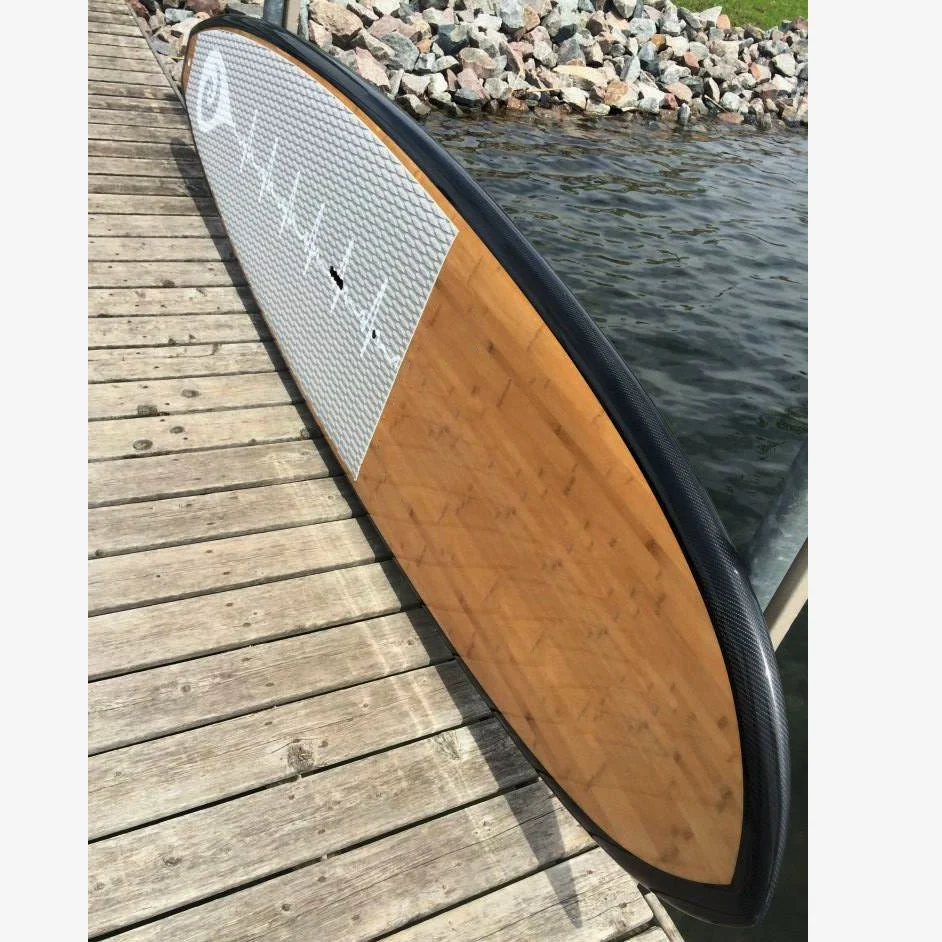 

All Round 10'6 Bamboo SUP Boards Customized Epoxy Stand up Paddle Board