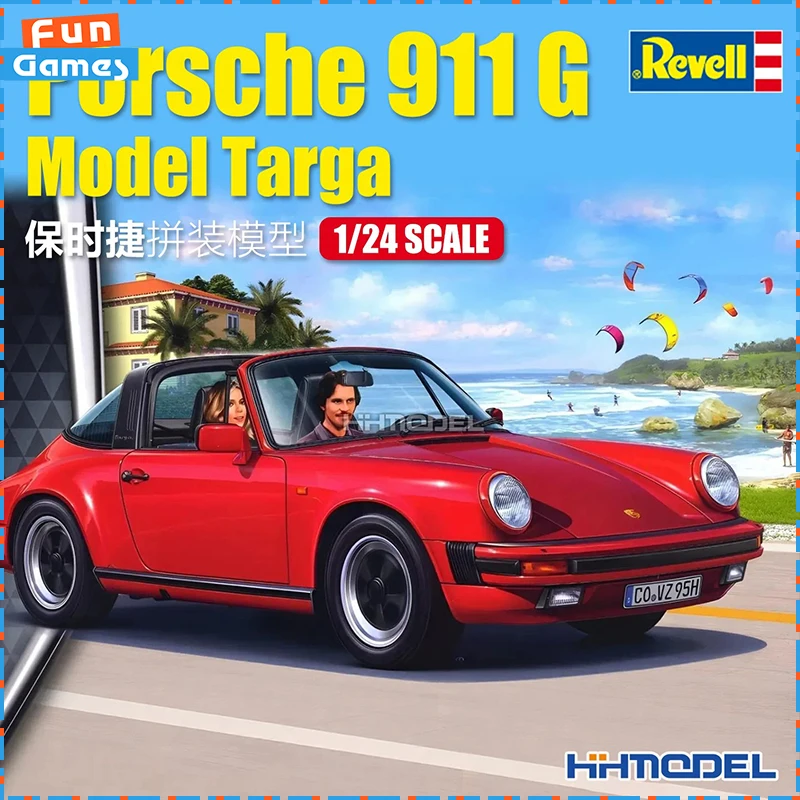 

Genuine Revell 07689 Porsche 911 G Model Targa 1/24 Retro Sports Car Assembly Model Exquisite Decor Gift for Classic Car Fans