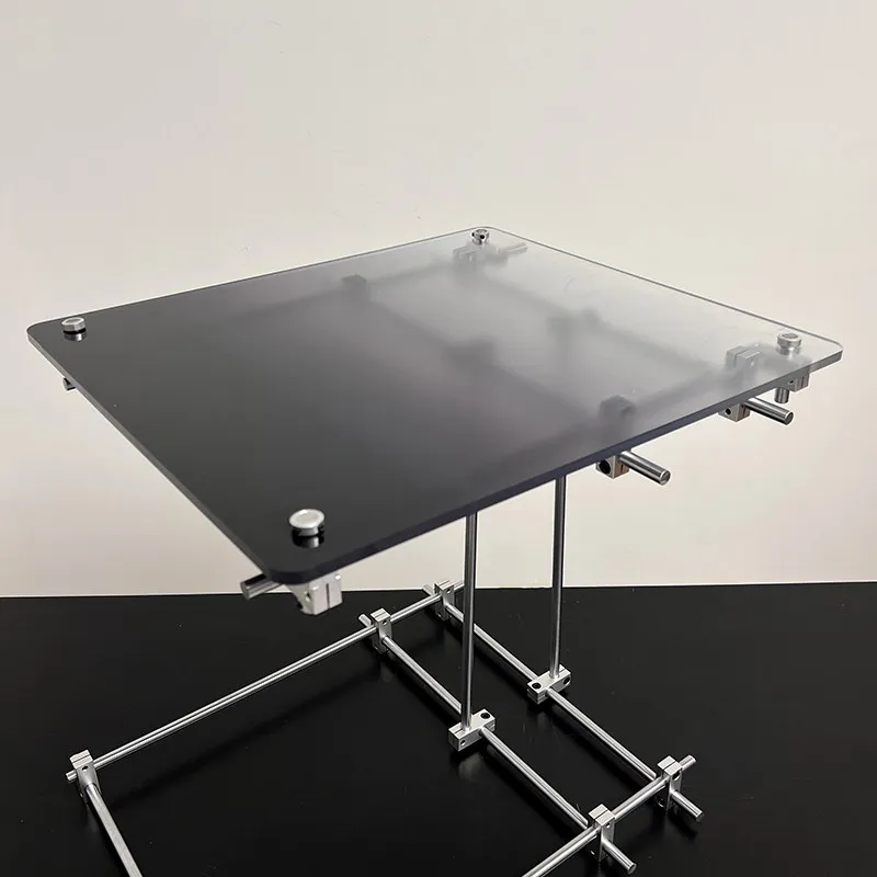 Gradual change of acrylic sofa edge table, living room coffee table design corner table