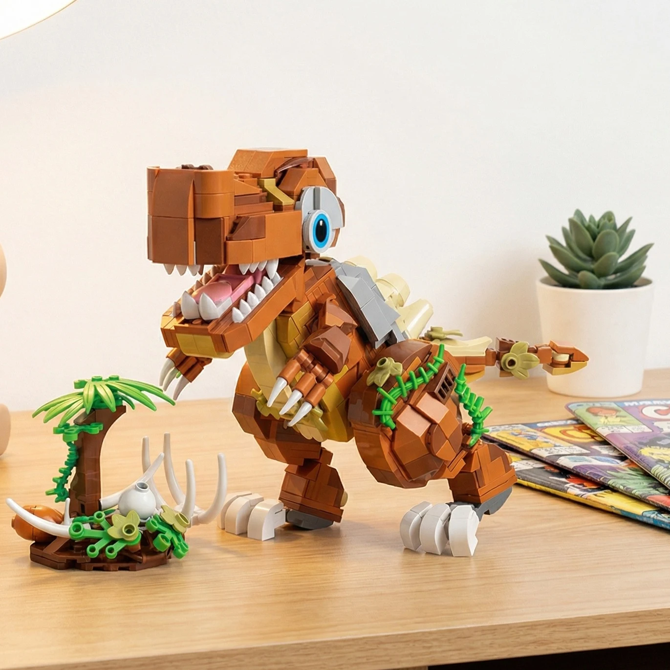 

Конструктор MOC: Серия «Динозавры» – Креативный набор для сборки, развивающая игрушка, подарок для детей от 6 лет