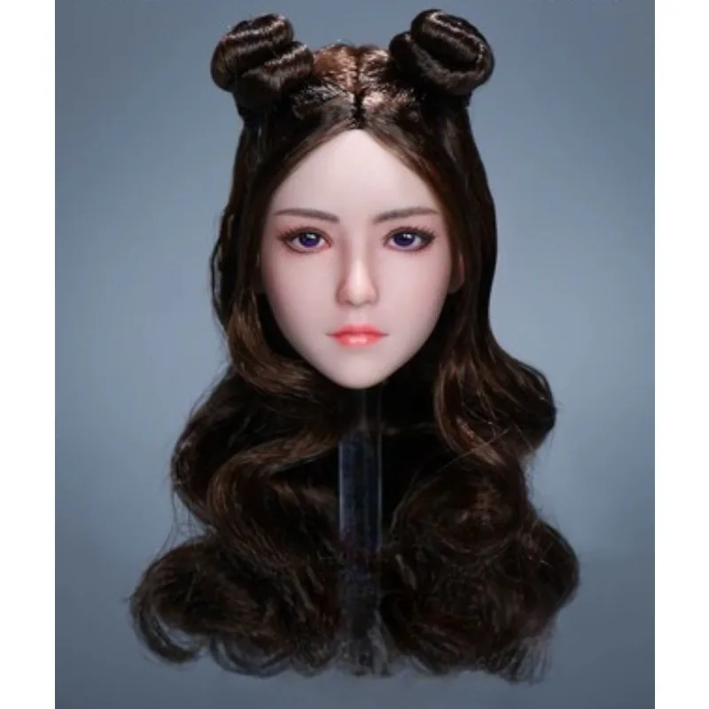 YMTOYS-Sculpture de tête asiatique Xiao Cang, Amole délicat, Mignon, Loli Head, Carimplanté, Modèle Fit, 12 "Action Figure Butter, Échelle 1/6