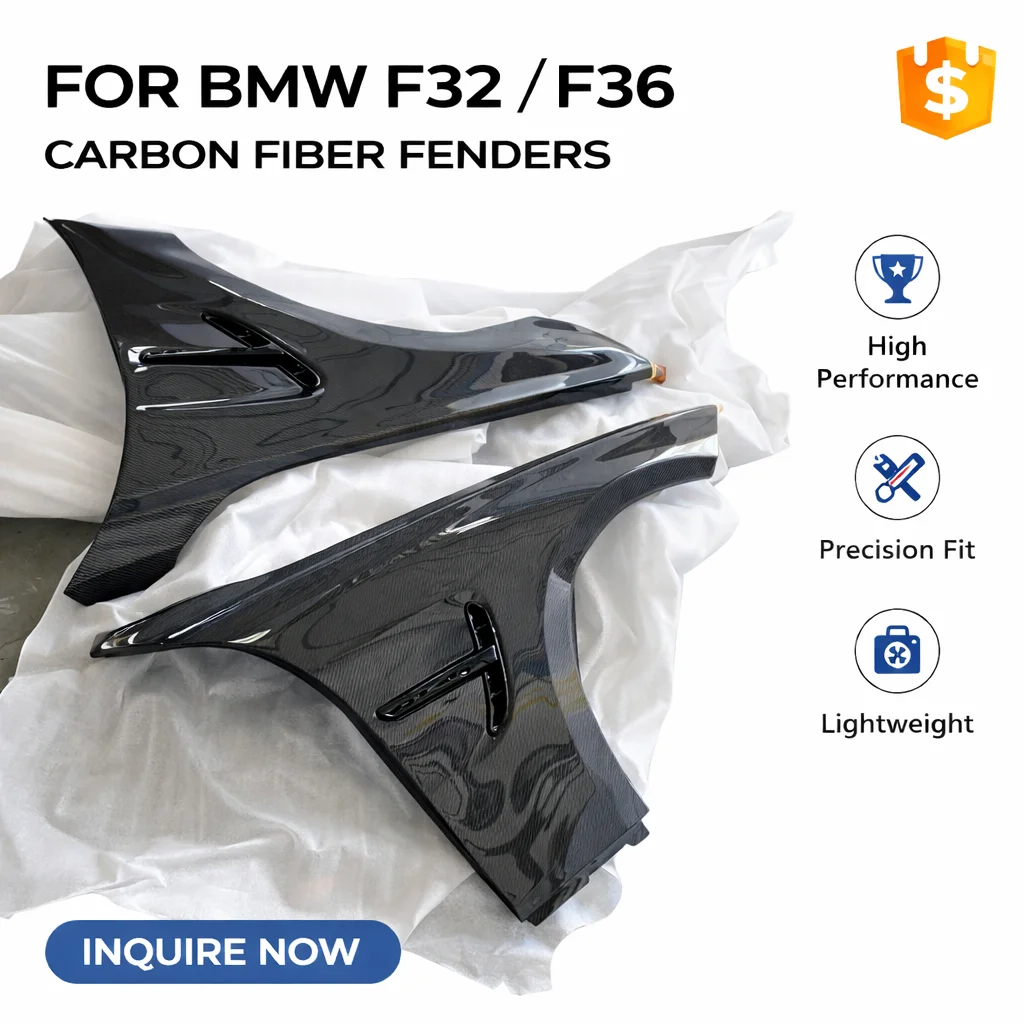 

Карбоновые накладки на крылья для BMW F32 2014-2019, замена боковых панелей | Подгонка по типу OEM | Стиль M4