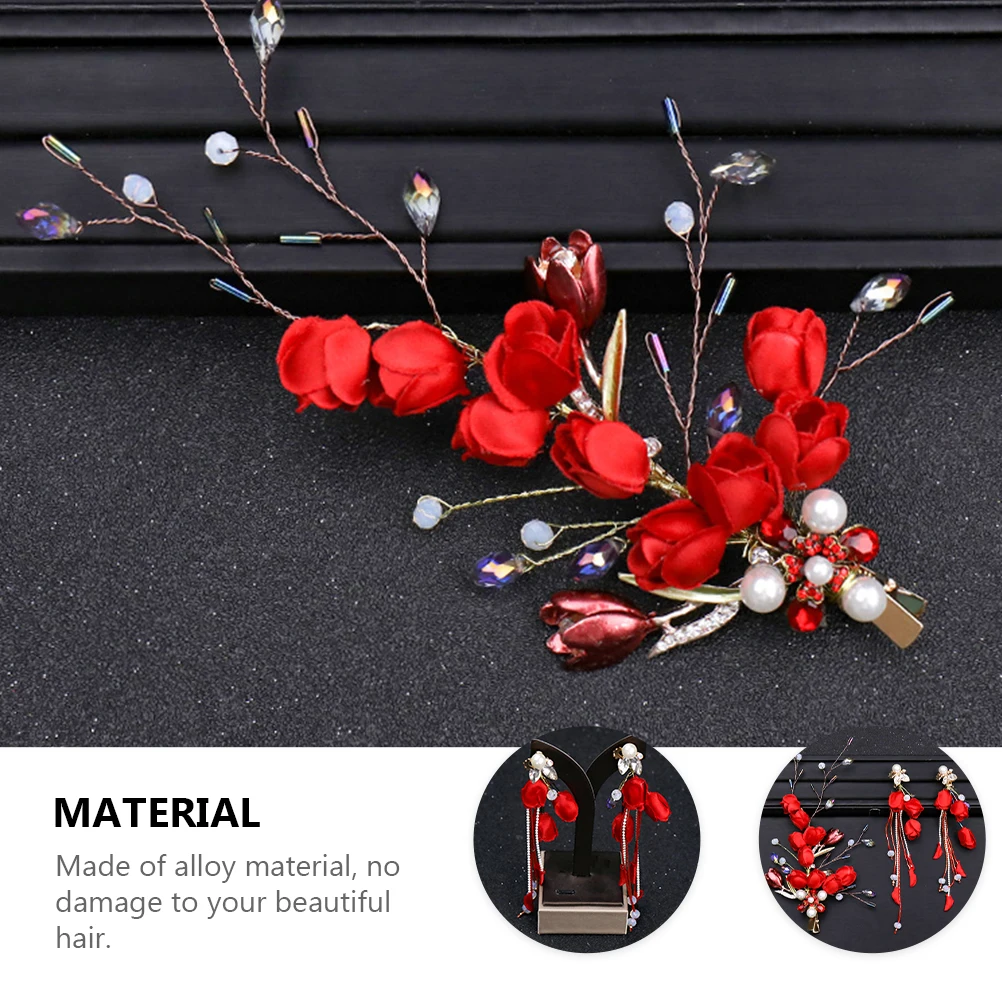 

Bridal Headwear Wedding Hairpin Alloy Accessories Shiny Design Easy Decorate Hold Hair Tight Styling Gift Girls Ladies Women