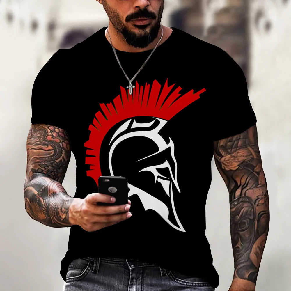 Spartan Warrior 3D Printed T-Shirt Men Women Fashion Casual Cool T Shirt