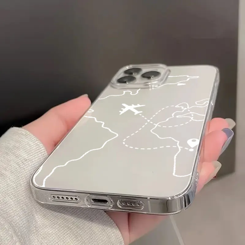 Cartoon World Tour Phone Case for Infinix Hot 10 20 30i 50 60 Pro Plus Play 4G 5G Transparent Soft TPU Back Cover - view 5