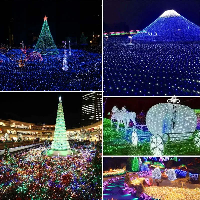 

1.5/3m Decoration Light String Festiva Wedding Party Banquet Luminous LED Mesh Light 2025 Halloween Christmas Decoration Props