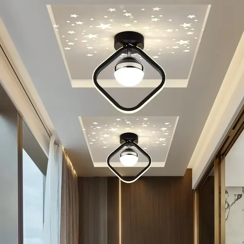 Modern Acrylic LED Ceiling Light for Living Room Dining Room Bedroom Hallway Corridor Cloakroom Home Decoration Lighting