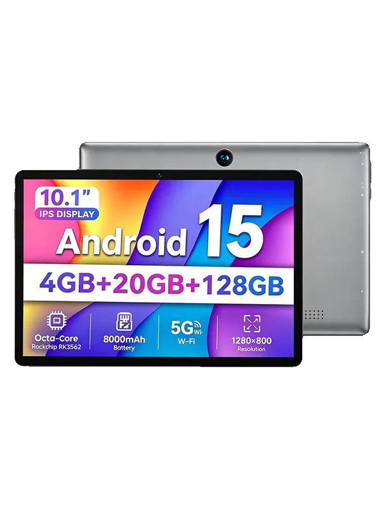 BMAX I9 Plus 10,1-Zoll-Tablet (4+20 GB RAM, 128 GB ROM), Rockchip RK3562, Android 15, Wi-Fi 6, Bluetooth 5.4, 6000 mAh, USB Typ-C