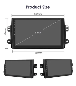 8 nejlepší prodej Multimédia pro Suzuki SX4 - №5