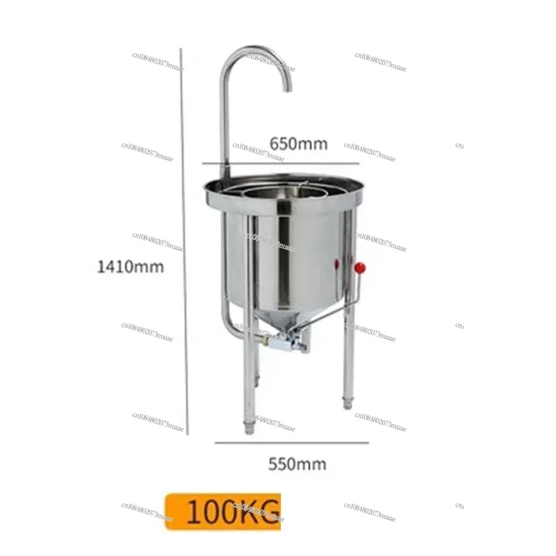 Fully Automatic Stainless Steel Rice Washing Machine, Large Hydraulic, 25Kg, 50Kg, 100Kg