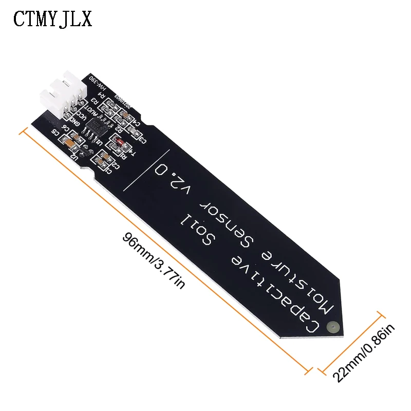 10 قطعة مستشعر رطوبة التربة بالسعة مقاوم للتآكل لاردوينو كشف الرطوبة حديقة سقي لتقوم بها بنفسك الإلكترونية #4