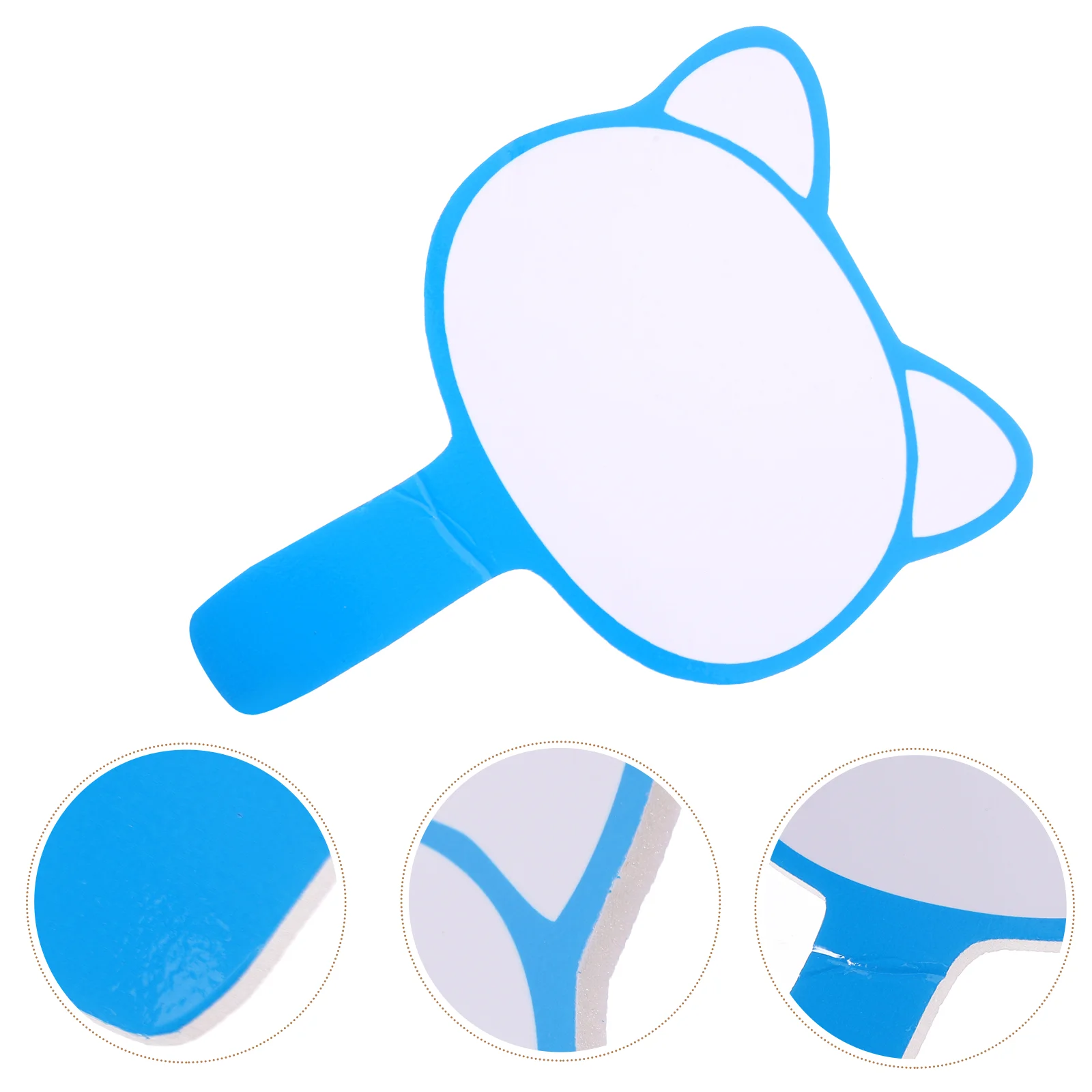 Rewritable Scoreboard Handheld White Erasable Paddles Foam for Games Mini Whiteboard