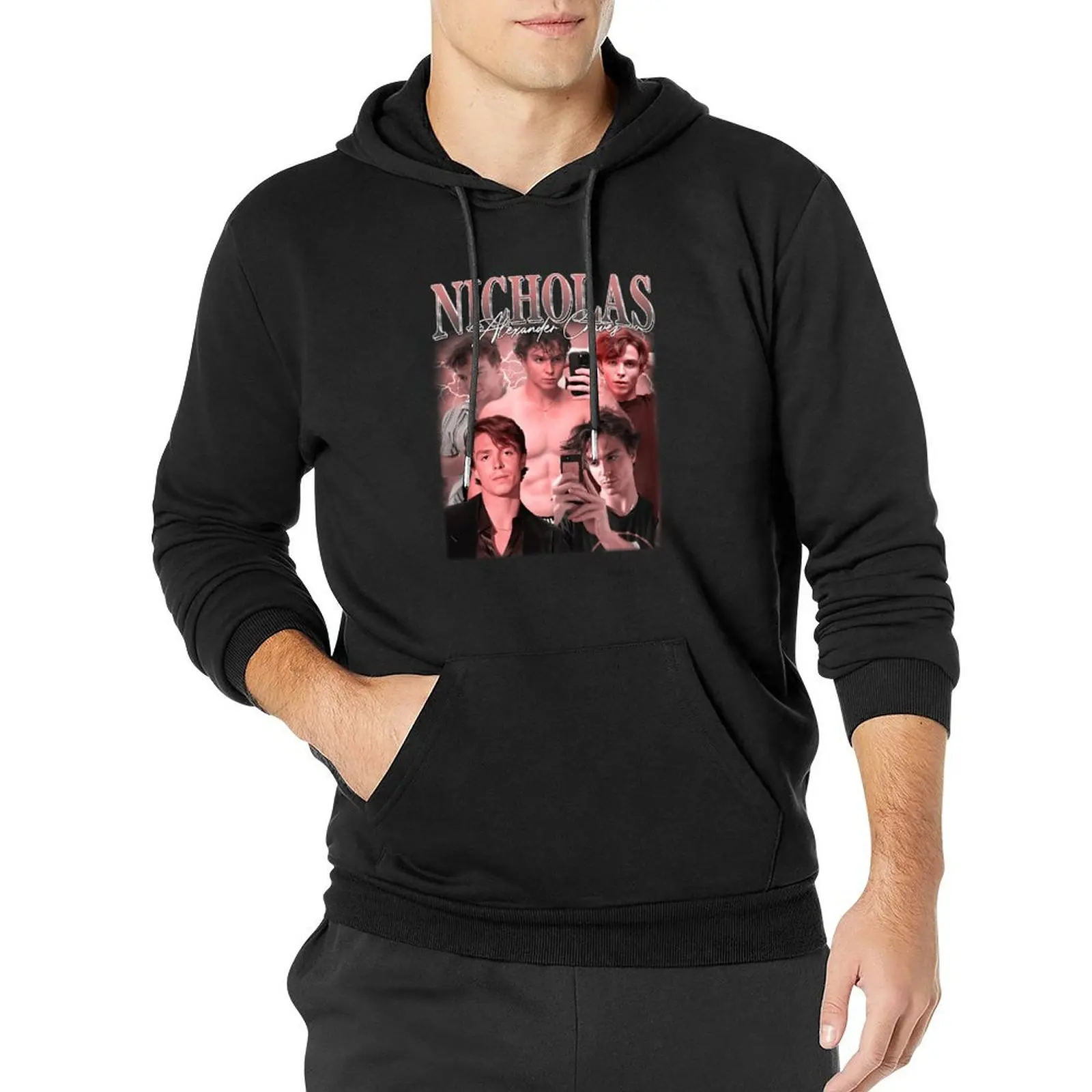 Retro Sweet Nicholas Chavez Pullover Hoodie male clothes autumn graphic hoodie