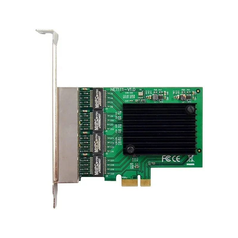 PCIe to Quad port RJ45 Gigabit Ethernet NIC network card PCI-E to 4 port RJ45 Gigabit 1000M Ethernet network card RTL8111F