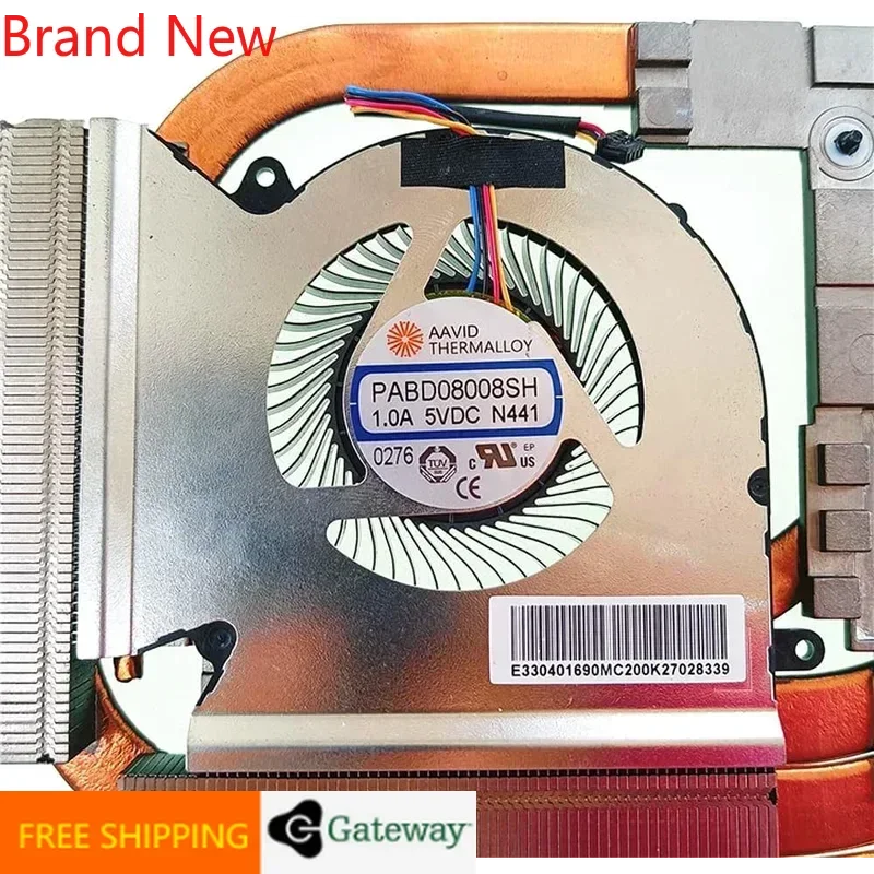 Brand New CPU Coooling Fan for MSI GE66 GP66 GL66 Dual Heatsink Assembly