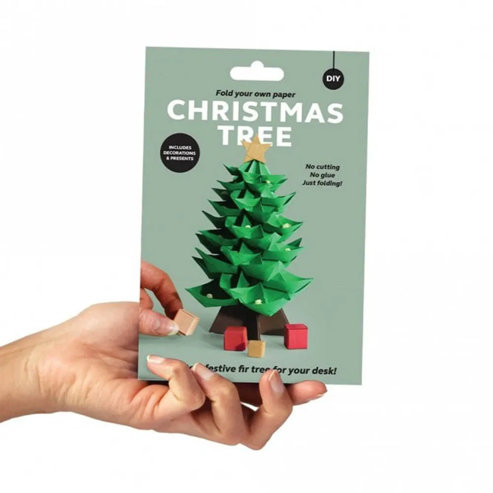 Multicolored DIY Paper Nativity Scene Origami Kit For Christmas Tree Holiday Home Decor Easy Assembly Craft