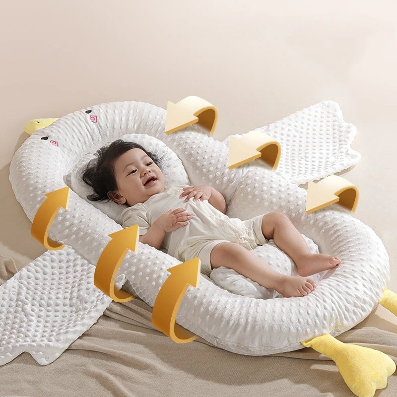 

Newborn Protection Baby Anti-fall Sleeping Bedding Infant Head Support Cushion Kids Neck Pillow Anti-vomited Milk Ramp Bedding
