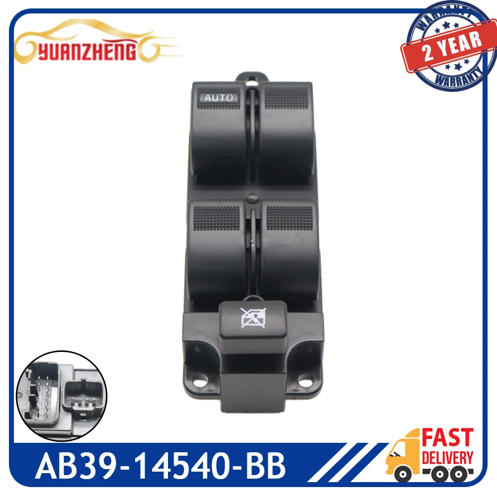 Car AB39-14540-BB Front Left Power Window Control Switch Button For Ford Ranger 2012-15 For Mazda BT50 13-16 AB3914540BB