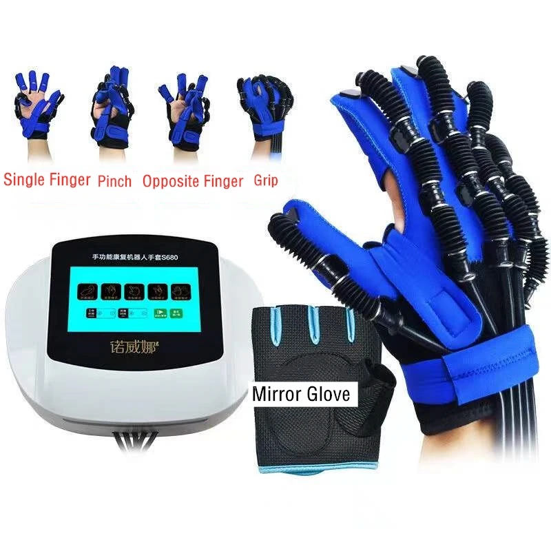 Built-in Four Powerful Air Pumps Finger Rehabilitation Equipment for Stroke Patients with Hemiplegia Finger Rehabilitation