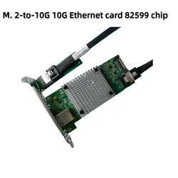 Ethernet card 10G M.2 to 10G 10 Gigabit Ethernet port 82599 chip