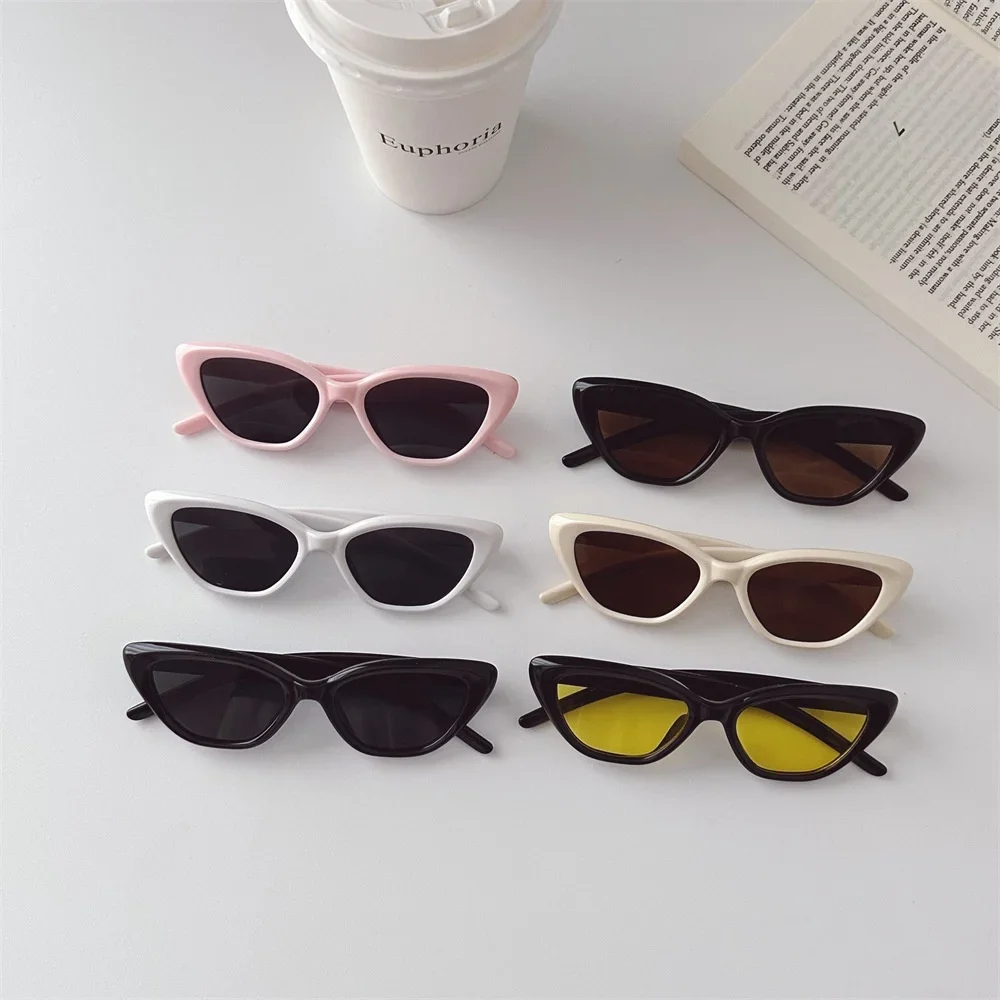 Children's Sunglasses Personalized Glasses for Boys Girls UV Protection Cat Eye Shape Multiple Colors Sunglasses Lentes De Sol