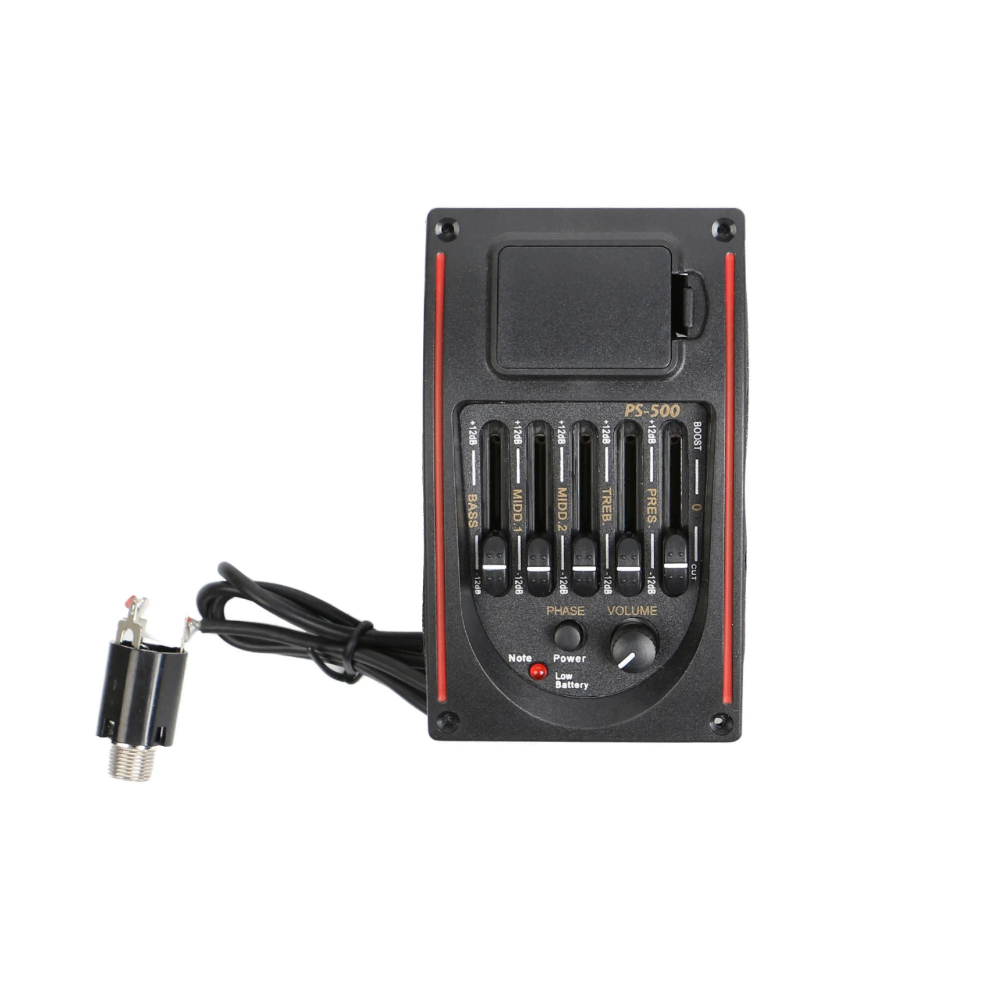 

STLF Professional 5-Band EQ Acoustic Guitar Bass Preamp with LCD Tuner LC-5 Equalizer Pickup Made of Durable Plastic