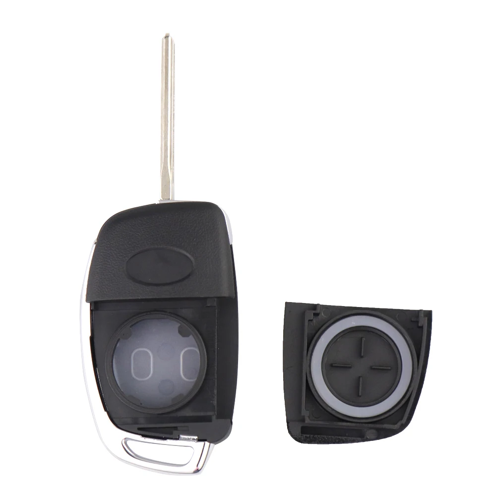3 4 Botton Flip Remote Key Fob Case Shell For Hyundai IX35 i20 IX45 I10 HB20 Accent Elantra Verna Solaris Sonata Tucson Santa Fe view 5