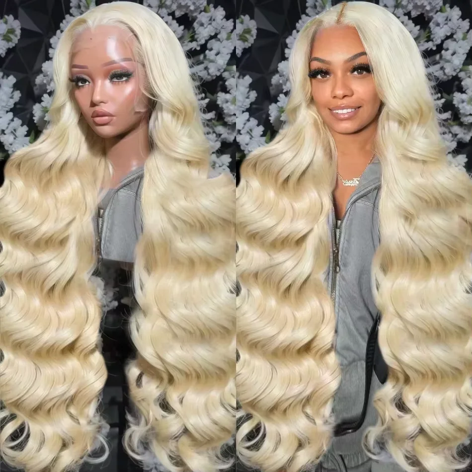 

13x6 Body Wave Transparent Hd 30 40 Inch 613 Honey Blonde Lace Frontal Human Hair Wig 200 Density Brazilian 13x4 Lace Front Wig