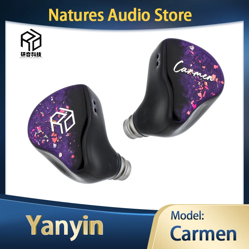 Yanyin Carmen HIFI In Ear Earphones 10BA Drivers IEMs Earbuds Monitor headphone sports headset with New Upgraded Cable